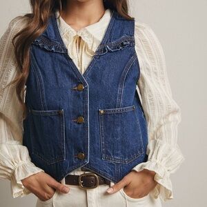 Forte Classic Blue Denim Vest